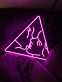 Kuss Silhouette LED-Neonschild Wohnzimmer Schlafzimmer