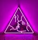 Kuss Silhouette LED-Neonschild Wohnzimmer Schlafzimmer