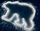 Eisbär Silhouette LED-Neonschild Wohnzimmer Schlafzimmer