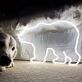 Eisbär Silhouette LED-Neonschild Wohnzimmer Schlafzimmer