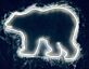 Eisbär Silhouette LED-Neonschild Wohnzimmer Schlafzimmer