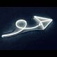 Papierflugzeug Symbol LED-Neonschild für Home Büro