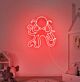 Oktopus LED-Neonschild für Kinderzimmer und Wohnzimmer