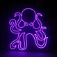 Oktopus LED-Neonschild für Kinderzimmer und Wohnzimmer
