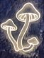 Fliegenpilz LED-Neonschild Wohnzimmer Bar