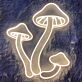 Fliegenpilz LED-Neonschild Wohnzimmer Bar