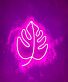 Monstera Blatt LED-Neonschild Wohnzimmer Cafe