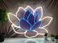 Lotusblume LED-Neonschild für Wohnzimmer und Yoga Studio
