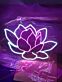 Lotusblume LED-Neonschild für Wohnzimmer und Yoga Studio