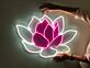 Lotusblume LED-Neonschild für Wohnzimmer und Yoga Studio