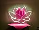 Lotusblume LED-Neonschild für Wohnzimmer und Yoga Studio