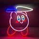 Videospielfigur mit Kochmütze LED-Neonschild Gaming Kinderzimmer