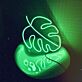 Monstera Blatt LED-Neonschild Wohnzimmer Cafe