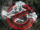 Geistersymbol mit Durchstreichung LED-Neonschild für Bar und Gaming