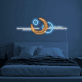 Mond und Sonne LED-Neonschild Schlafzimmer Wohnzimmer