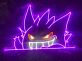 grinsendes Geistmonster LED-Neonschild Gaming Zimmer