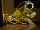 Astronaut DJ LED Neonlicht Futuristische Wanddekoration für Gaming Room Studio Wohnzimmer