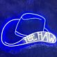 Cowboyhut Yeehaw LED Neonlicht Western Wanddekoration für Bar Party und Wohnzimmer