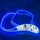 Cowboyhut Yeehaw LED Neonlicht Western Wanddekoration für Bar Party und Wohnzimmer