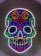 Buntes Totenkopf LED Neonlicht Mexikanischer Stil Moderne Wanddekoration für Wohnzimmer Bar und Partyraum