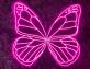 Leuchtender Schmetterling LED Neonlicht Elegante Wanddekoration für Schlafzimmer Wohnzimmer und Studio