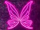 Schmetterlingsflügel LED-Neonschild Wohnzimmer Kinderzimmer