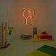 zwei Luftballons LED-Neonschild für Kinderzimmer Partydeko