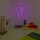 zwei Luftballons LED-Neonschild für Kinderzimmer Partydeko