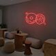 Donuts LED-Neonschild für Café und Bäckerei