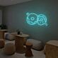 Donuts LED-Neonschild für Café und Bäckerei