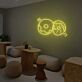 Donuts LED-Neonschild für Café und Bäckerei