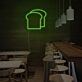 Brotscheiben LED-Neonschild für Café und Bäckerei