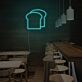 Brotscheiben LED-Neonschild für Café und Bäckerei