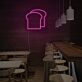 Brotscheiben LED-Neonschild für Café und Bäckerei