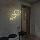Herz mit Gesicht LED-Neonschild für Café und Wohnzimmer