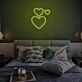 Herz Symbole LED-Neonschild Schlafzimmer Wohnzimmer