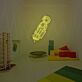 Astronaut mit Raketenrucksack LED-Neonschild für Kinderzimmer Spielzimmer