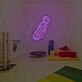 Astronaut mit Raketenrucksack LED-Neonschild für Kinderzimmer Spielzimmer