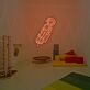 Astronaut mit Raketenrucksack LED-Neonschild für Kinderzimmer Spielzimmer