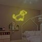 Hund Silhouette LED-Neonschild für Kinderzimmer