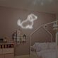 Hund Silhouette LED-Neonschild für Kinderzimmer