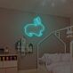 Kaninchen LED-Neonschild Kinderzimmer