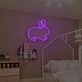 Kaninchen LED-Neonschild Kinderzimmer