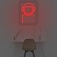 Astronautenhelm LED-Neonschild Wohnzimmer Büro