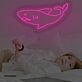 Hai LED-Neonschild für Kinderzimmer und Wohnzimmer