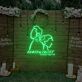 Personalisierte Hochzeits LED Neon Signatur mit Paar Silhouette Namen und Datum