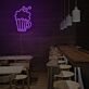 Bierkrug mit Schaum LED-Neonschild für Bar und Restaurant