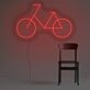 Fahrrad LED-Neonschild für Wohnzimmer oder Café