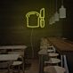Brot und Messer LED-Neonschild für Bäckerei Café