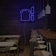 Brot und Messer LED-Neonschild für Bäckerei Café